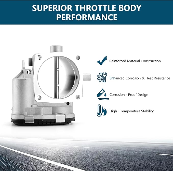 Electronic Throttle Body Assembly for Mercedes-Benz C280 C300 C32 CL55 CLK55 AMG C350 CL500 CLK350 CLK430 CLK500 E300 E350 E430 S400 S430 – OEM Replacement Part # 1131410125 977-358 TB1109
