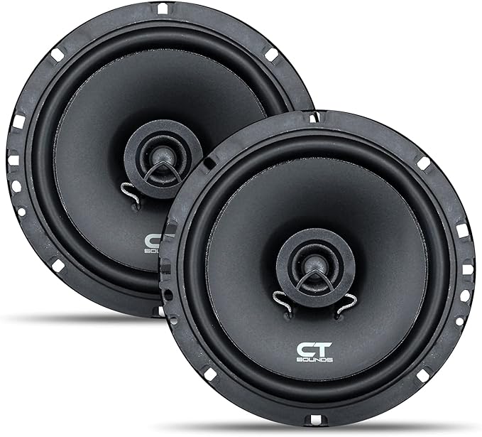CT Sounds BIO-6-5-COX 6.5 Inch Coaxial Car Speakers, 200 Watts Max, Pair