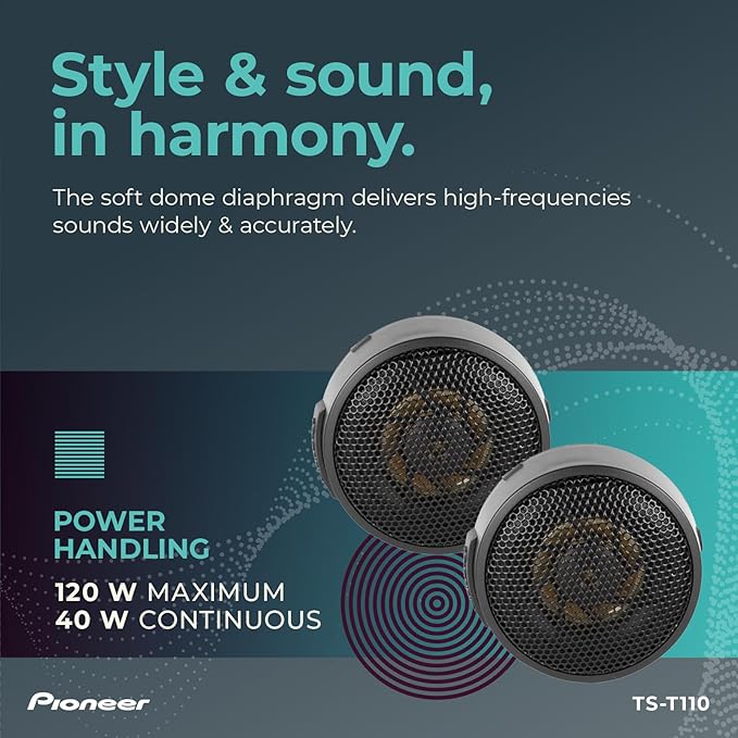 Pioneer TST110 TS-T110 7/8-Inch Component Tweeter