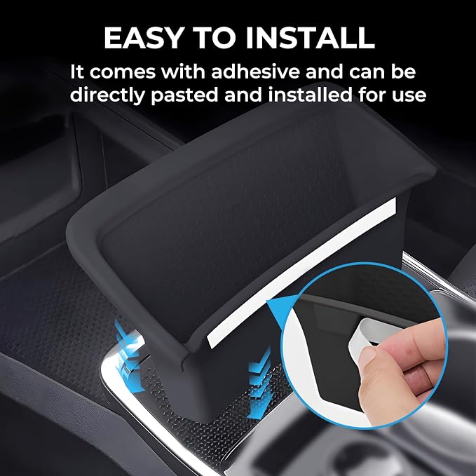 Wireless Charging Protective Mat for Chevrolet Equinox 2026 2025, Interior Accessories Center Console Anti-Slip Wireless Charger Cover Pad Protector for 2025-2026 Equinox, Black