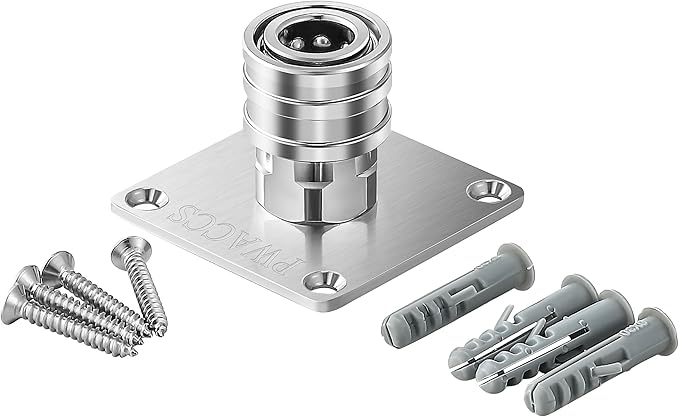 PWACCS Pressure Washer Gun Holder, Foam Cannon Holder, Pressure Washer Nozzle Tip and Wand Holder, 1/4" Quick Connect Automatic Foam Cannon Mount, Pressure Washer Accessories Storage Rack, 1 Pack