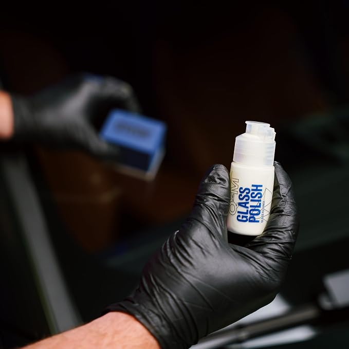 Gyeon Glass Coating & Cleaning Kit – View Ceramic Windshield Coating + Prep & Glass (500ml Each) for Maximum Visibility and Hydrophobic Protection