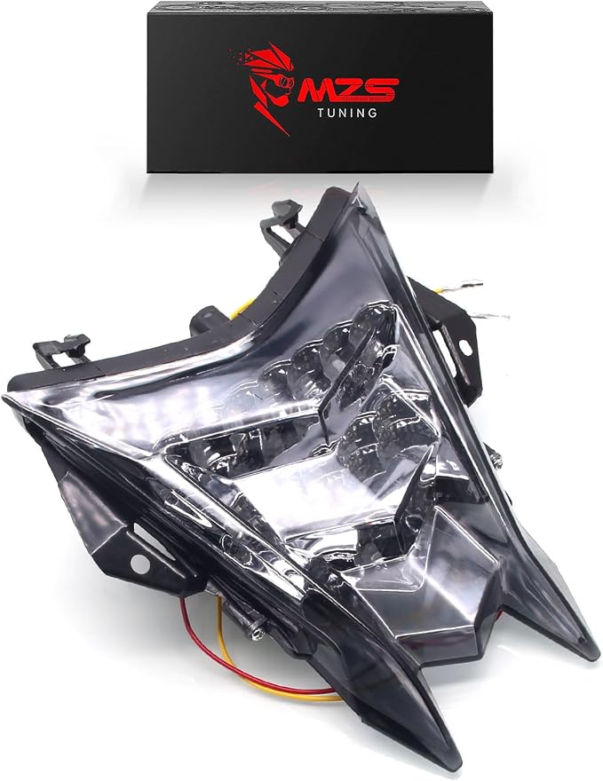 MZS Motorcycle Tail Light, LED Integrated Turn Signal Blinker Smoke Lens Compatible with HP4 2013-2018 / S1000R 2014-2018 / S1000RR 2010-2018