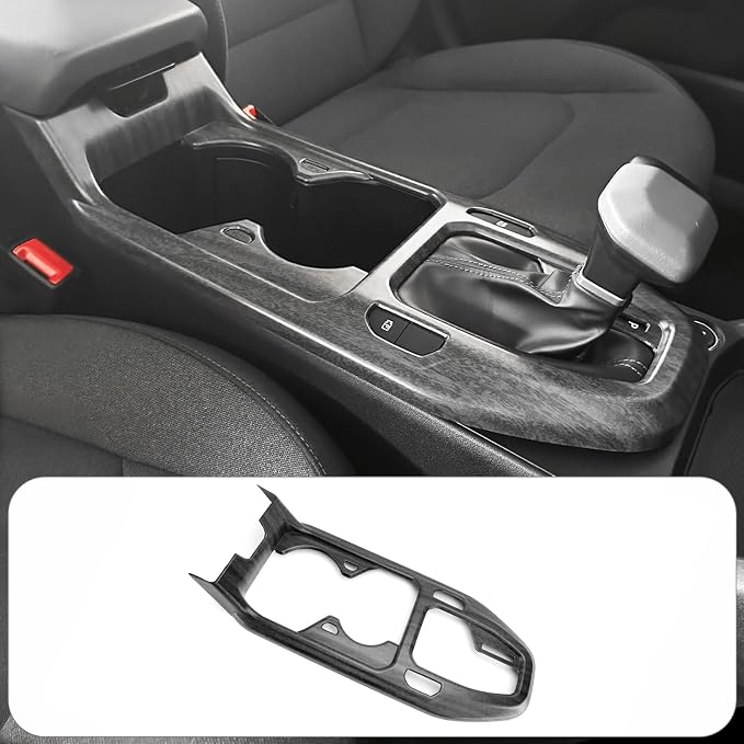 Gear Shift Panel Cover Trim Compatible with Kia K4 2025-2026 Accessories (Wood Grain)