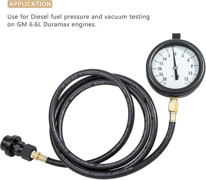 Yoursme TU-32-6 6.6L for GM Diesel Fuel Pressure System Test Kit