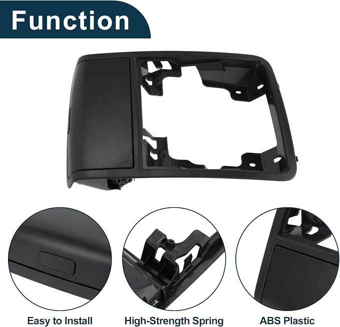 Car Sunglasses Case for Volkswagen Jetta/for Vento MK6 2011-2014 Eyeglasses Holder Storage Box ABS Black 1 Pc