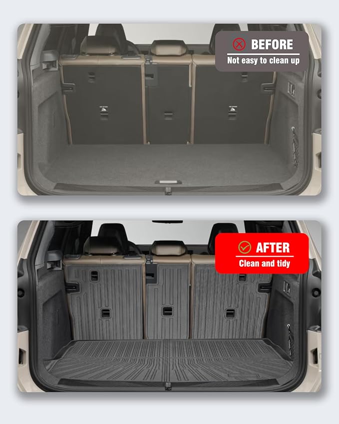 Cargo Liners Backrest Mat for BMW X3 Accessories 2025 with Hook&Loop Rear Trunk Mat Rear Seat Back Cover Protector All Weather Anti-Slip Split Dog Liner 4 PCS