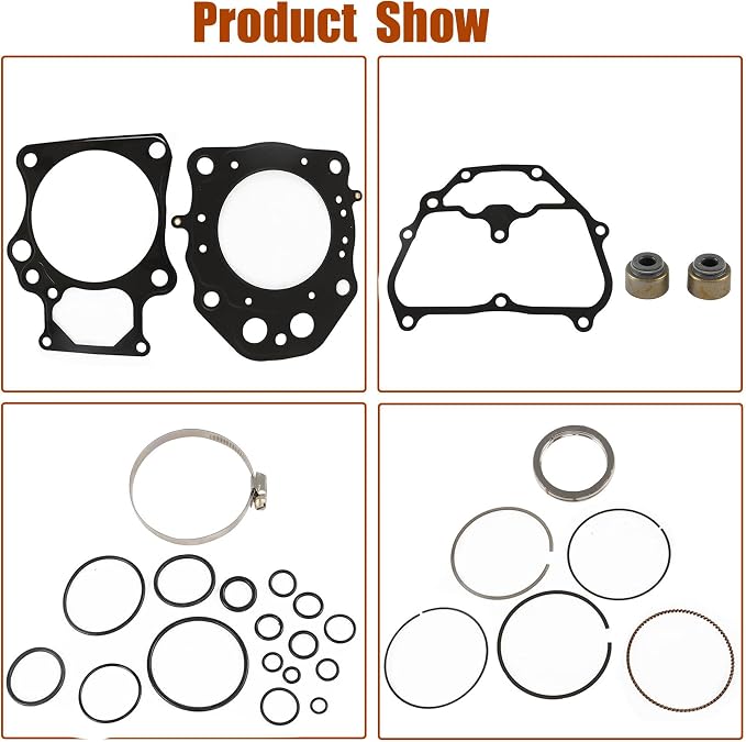 GXYWADY Standard Bore 420CC Cylinder Top End Repair Kit Replacement for Honda Rancher 420 2007-2020