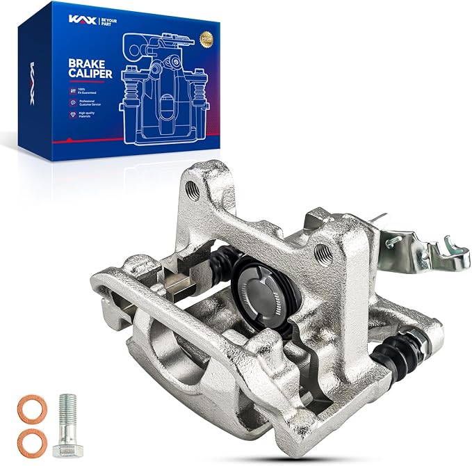 KAX Disc Brake Caliper Assembly Fit for Passat 2015-2021, Golf 2016-2021, Golf SportWagen 2017-2019, GTI 2017-2018 2.0T, Golf 2015 1.8T, Golf SportWagen 2015-2016 1.8T, Passat 2022 2.0T, Rear Right