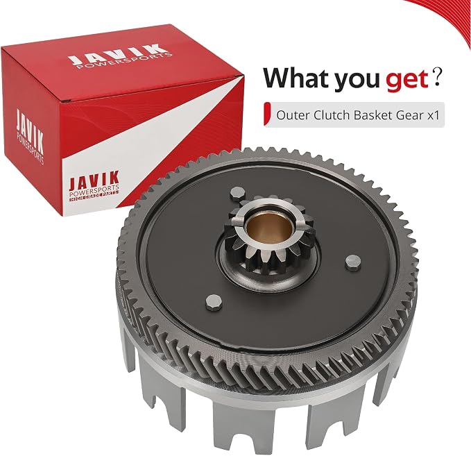JAVIK Outer Clutch Basket Gear Kit For Yamaha Blaster 200 YFS200 1988-2006 O.E.M# 3JM-16150-01