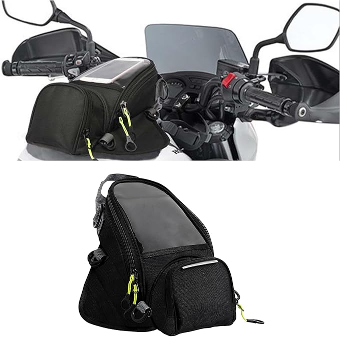 Motorcycle Tank Bag for Suzuki Gsxr 600 750 2006-2016, Magnetic Petrol Tank Bag with Waterproof Touch Screen Phone Pouch, Oxford Cloth Motorcbike Gas Oil Pouch