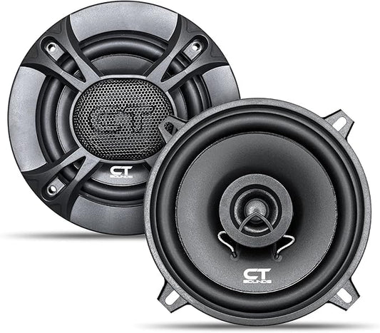 CT Sounds BIO-5-25-COX 5.25 Inch Coaxial Car Speakers, 160 Watts Max, Pair