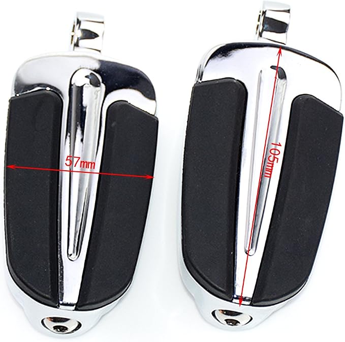 Motorcycle Front Rear Driver Passenger Floorboard Foot Pegs Kit Fit For Harley Touring Road King Electra Glide Street Glide Road Glide 1986-2025 Trike 2008-2025 Softail FL 1986-2017 FLD 2012-2016