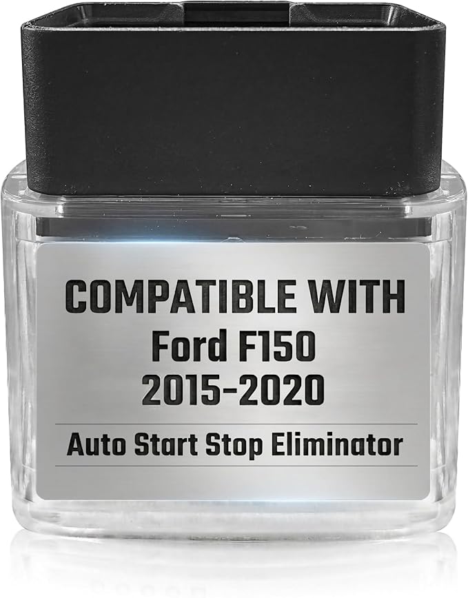 Auto Start Stop Eliminator Compatible with Ford F150 2015-2020 Accessories, Plug and Play Easy Install Autostop Eliminator