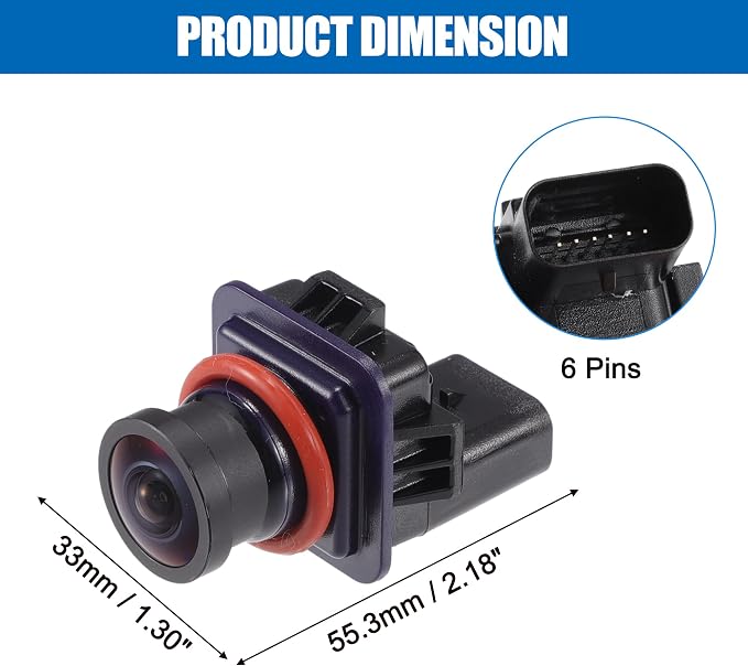 ACROPIX Car Rear View Back Up Camera Wide Angle Park Assist Reverse Camera Fit for Ford Taurus 2010 2011 2012 No.AG1Z19G490D - Pack of 1