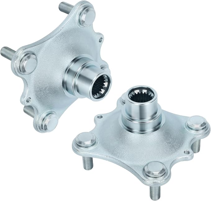 Front Wheel Hub 2 Set for Honda FourTrax 300 1988-2000 Rancher 350 2000-2006 Foreman 400 Rancher 400 Foreman 450 (Only for 4x4 edition)