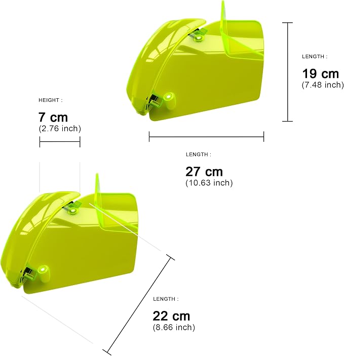 Side Wings Wind Air Deflector Fairing Fit for Harley 2024-2026 CVO Road Glide ST FLTRXSTSE 2024-2026 Road Glide FLTRX 2023-2025 CVO Road Glide FLTRXSE (Green)