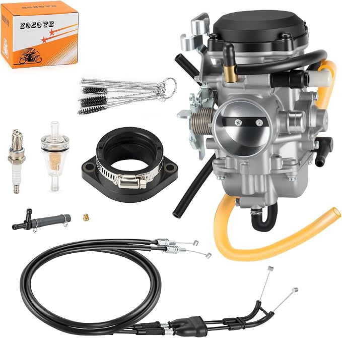 Carburetor Assembly + Throttle Cable w/Intake Manifold For Kawasaki KLR 650 KLR650 2008-2018 (All Edition) 15004-0073 15003-0118 15004-0050