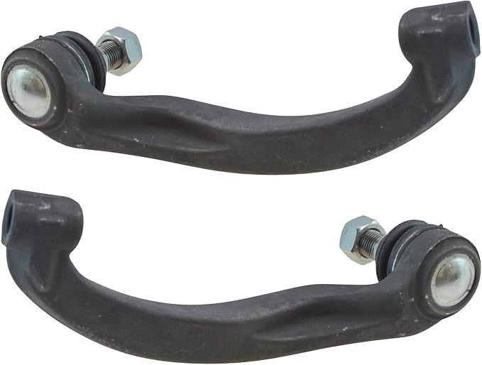 TRQ Front Outer Tie Rod Set 2 Piece Compatible with 2004-2005 Mercedes-Benz E320 06-09 E350 04-06 E500 07-09 E550 03-06 S430 S500