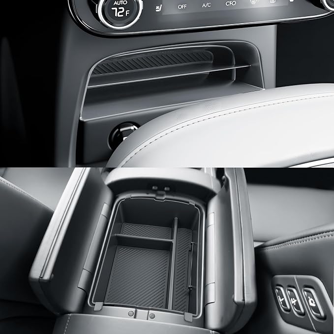 BIBIBO 2Packs for 2026 Hyundai Palisade Center Console Organizer 2026 Hyundai Palisade Calligraphy Insert Console Tray 2026 Palisade Organizer Shelf 2026 Palisade (ONLY FIT Palisade Calligraphy)
