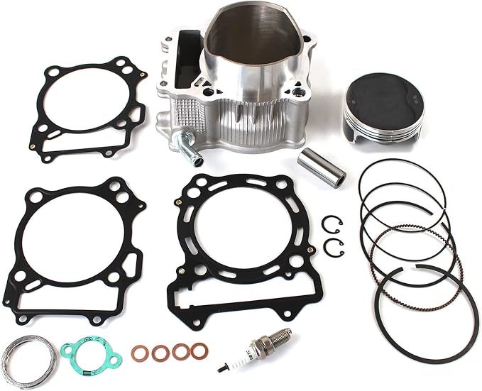 Cylinder Piston Gaskets Top End Rebuild Kit Fits for 2003-2014 Suzuki LTZ400 LTZ 400, DR-Z400 2000-2015, for Kawasaki KFX400 2003-2006 Motorcycle Engine Aftermarket Part