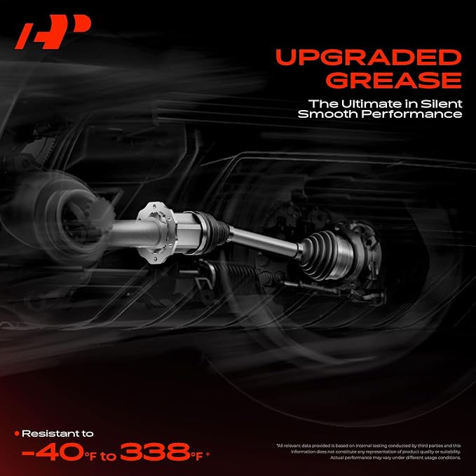 A-Premium Rear CV Axle Shaft Assembly for Yamaha Models | Compatible with Grizzly 700 2016-2022, Rear Left and Right, Set of 2 (1 Pair), Replace# 2UD-2531H-00-00, 2UD-2531H-01-00