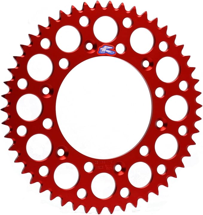 Renthal 154U-520-52GRRD Ultralight Red 52 Tooth Rear Sprocket