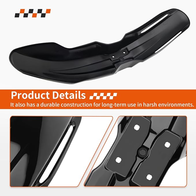 Black Front Fender for Suzuki DR-Z400SM 2005-2024 53111-29FA0-019