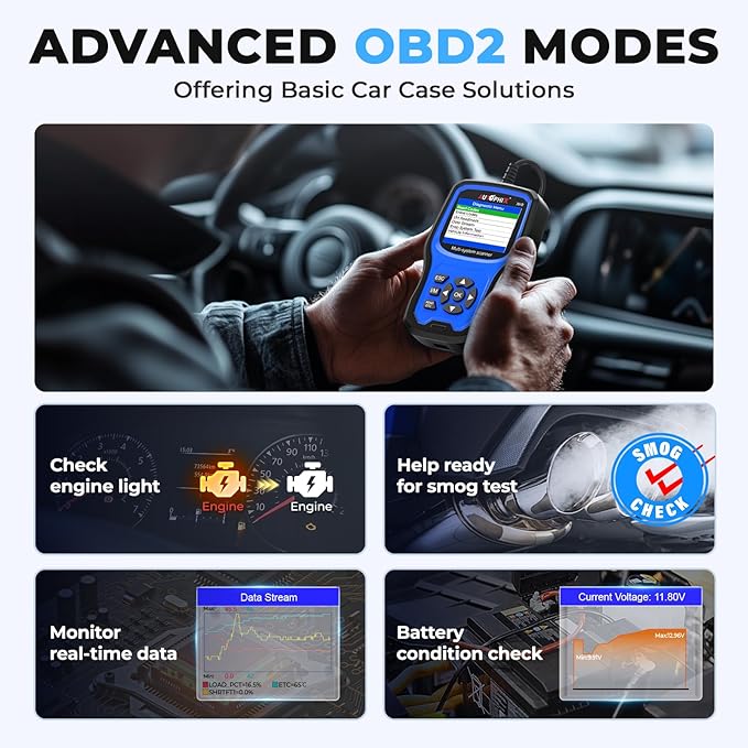 AUTOPHIX 7610P+ Fit for VW Audi, Full System Diagnostic Tool, All Reset Service, Fit for Volkswagen Audi Skoda Seat, Full OBD2 Code Reader with Battery Registration Oil Reset