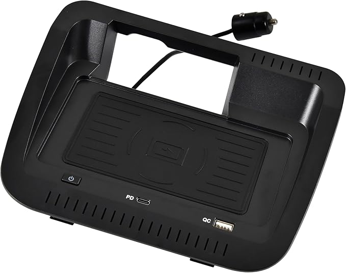 KEWISAUTO Car Wireless Charger for 19-25 Toyota RAV4, OEM Style Center Console Charging Panel USB-A USB-C Fast Wireless Phone Charger Pad for Toyota RAV4 2019 2020 2021 2022 2023 2024 2025 Accessories