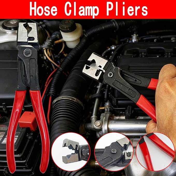 7 Pcs Auto Electrical Disconnect Pliers Set with Terminal Pin Removal, Connector Removal Tool with Hose Clamp Plier, Relay Puller&lectrical Connector Separator Tool, Automotive Repair Tool Kit
