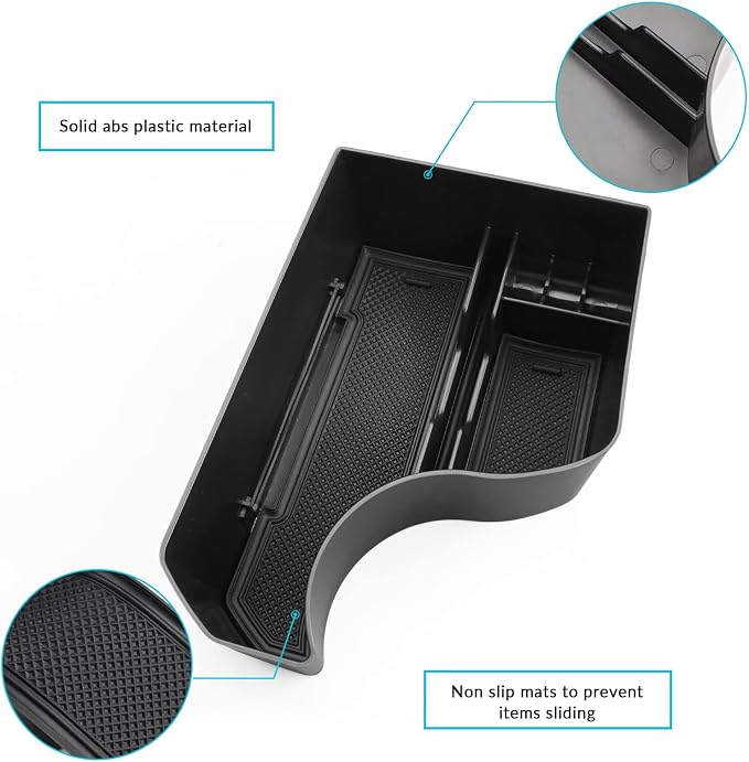 MARCHFA Center Console Organizer Tray Compatible for 2023 2024 2025 Kia NIRO with Cup Holders for Car Backseat