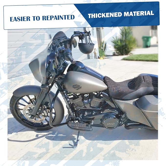 21 inch Front Fender Matte Black Motorcycle Wrap Mudguard for Bagger Models Fit for Harley Touring Road King Electra Glide Street Glide 120/R21