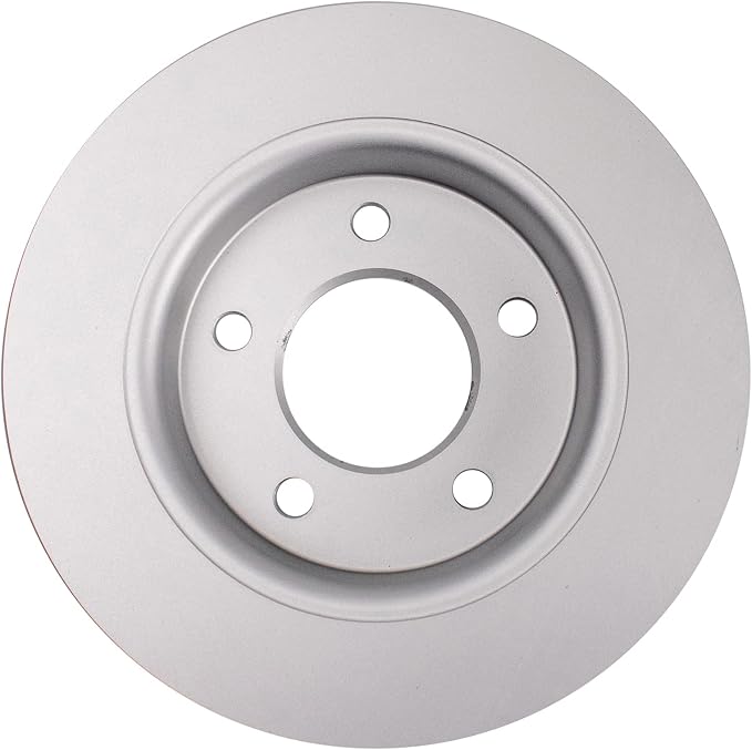 TRQ Rear Brake Rotor Set Solid G Coated Compatible with 2004-2013 Mazda 3