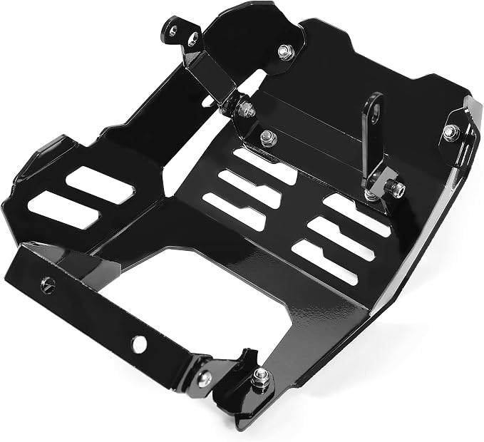 ALMULOO Skid Plate Compatible with 2018-2021 Honda Monkey 125 Z125 Black Aluminum Powder Coated