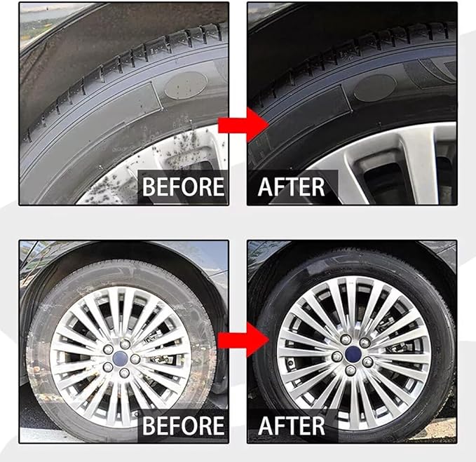 2025 Upgraded Bronze Bomber Wheel Cleaner, Tire Cleaner,- Safe on Chrome and All Wheel Finishes - Brake Dust, Dirt, Browning, Grease, and Grime Remover (US Stock) (8)