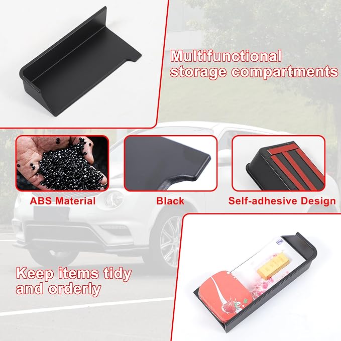 Center Console Organizer Storage Tray Compatible with Hummer EV 2022-2026 SUV/SUT ABS Driver Side Coin Container Inner Organizer Tray, Interior Storage Accessories