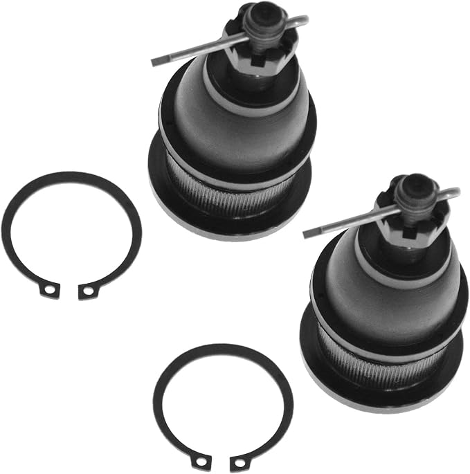 TRQ Front Upper Driver and Passenger Side Ball Joint Set Compatible with 99-06 Chevrolet Silverado 1500 00-06 Tahoe 03-14 Express 1500 00-06 Suburban 1500 99-06 GMC Sierra 1500 00-06 Yukon