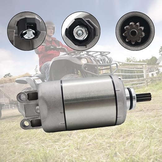 KARSEE Motorcycle Starter Motor 1RC-81890-00 High Torque Compatible with Yamaha MTN850 MT09 SP for Yamaha FJ09 FJ-09 FZ09 FZ-09 MT09 MT-09 MT09A B7N-81890-00