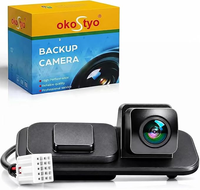 No. 39530-TZ3-A01 Rear View Backup Reverse Parking Camera/Rear View Camera | Compatible with Acura TLX 2.4L 3.5L Fits 2015 2016 2017 2018 2019 2020 [2-Pins] Replacement Part #39530TZ3A01