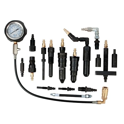 Performance Tool W89735 Diesel Compression Tester Kit for Large Cars, Trucks, Tractors, and Other Heavy-Duty Vehicles in Tough Organizer Case