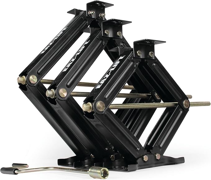 Eaz-Lift 20" RV Stabilizing Scissor Jack, Fits Pop-Up Campers and Travel Trailers - Pack of 2 (5,000lb Rating) - 48800