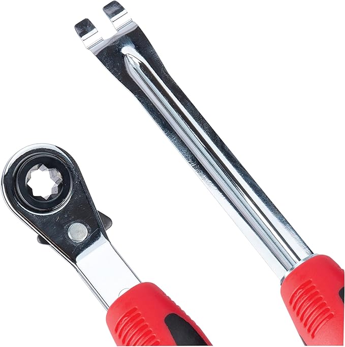 Performance Tool W80101 Offset Ratcheting Wrench Set for Automatic Slack Adjusters on Meritor Rockwell Systems with Tensioner Release Tool
