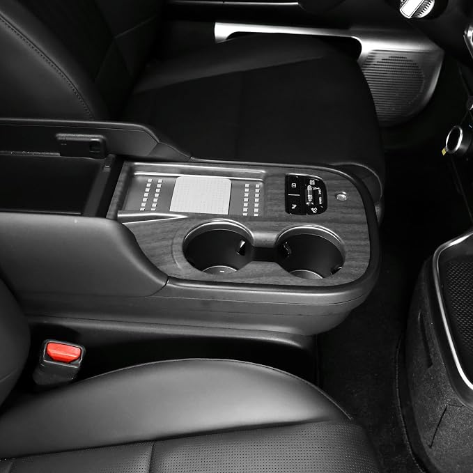YOUTOOCAR Gear Shift Panel Cover Compatible with Hyundai IONIQ 9 Accessories (Wood Grain)