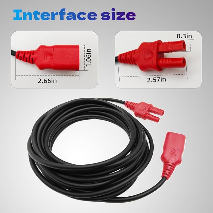 Muyesm 20FT Extension Cable Power Circuit Probe Kit Compatible with Power Probe 3/3S/3Ez Power Circuit Probe Tool Accessories PPTK0027 and PPTK0025 (20FT with Alligator Clip)