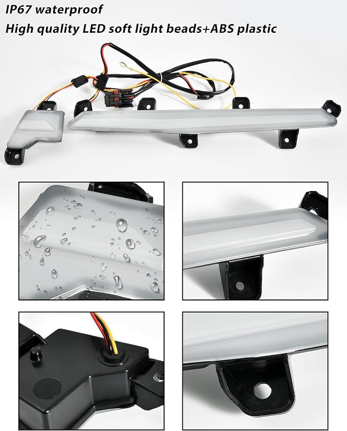 SAUTVS Purple LED Dash Light Assembly for Polaris RZR PRO XP/R/S 2025 2026 Accessories, IP67 Waterproof ABS Material (Replace OEM #2418039, #2418040)