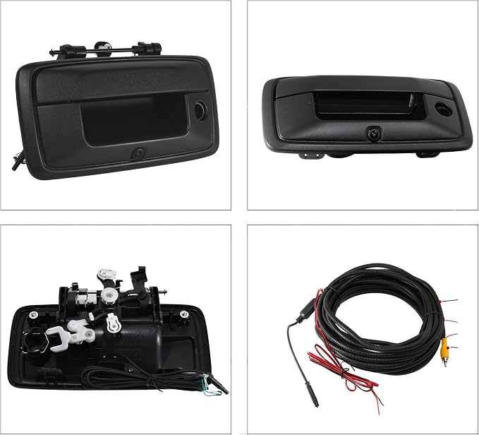 Anina Tailgate Handle Backup Camera Replacement for 2014-2018 Chevy Silverado/GMC Sierra Rear View Camera Car Door Tailgate Camera Park Assist Reverse Camera