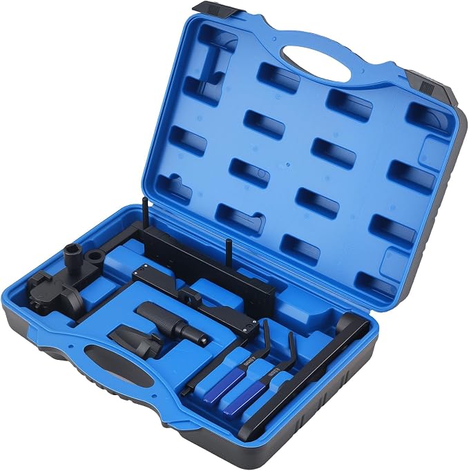 maXpeedingrods For Detroit Diesel DD15 DD16 Engine Brake Adjustment + Camshaft Timing Tool + TDC Locating Pin + Barring Tool + Fuel Line Socket, Replace# W470589104000 W470589001500, 9PCS