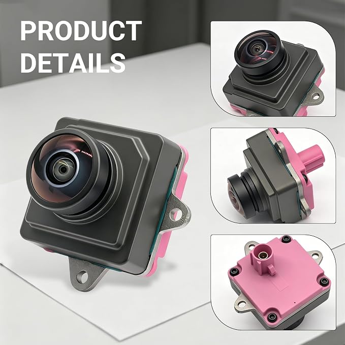 Rear View Backup Camera, Reverse Parking Assist Camera Compatible with 2019-2021 Ram 1500 3.0L 3.6L 5.7L 6.2L Engine, Direct Fit Reversing Camera Replaces OE 68322864AF 68414414AA CH1960131