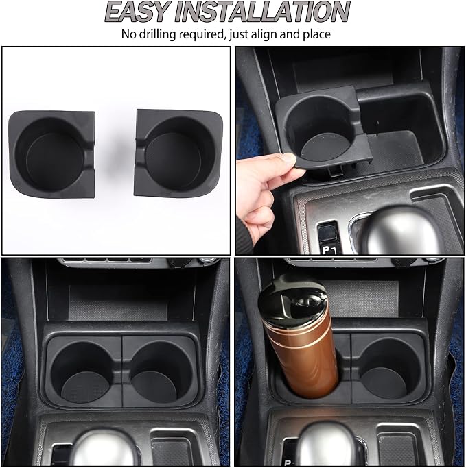 Car Central Control Tray Storage Box organizer Compatible with Toyota Tacoma 2006-2015 Center Console Gear Shift Side/Water cup holder Organizer， Storage Box Tray (Central control cup holder)
